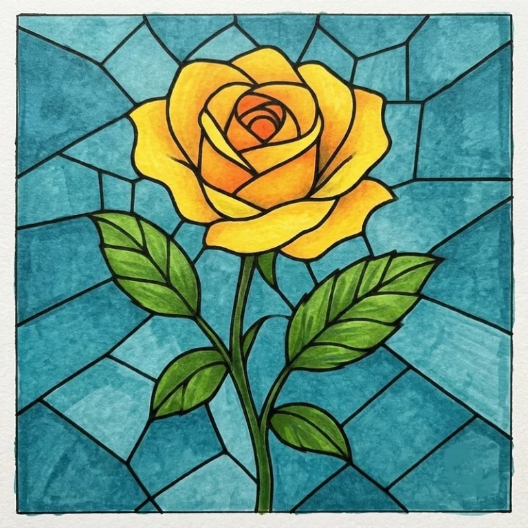 44 coloriages de Vitraux