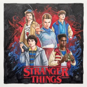 27 Coloriages Stranger Things : Le Monde à l'envers