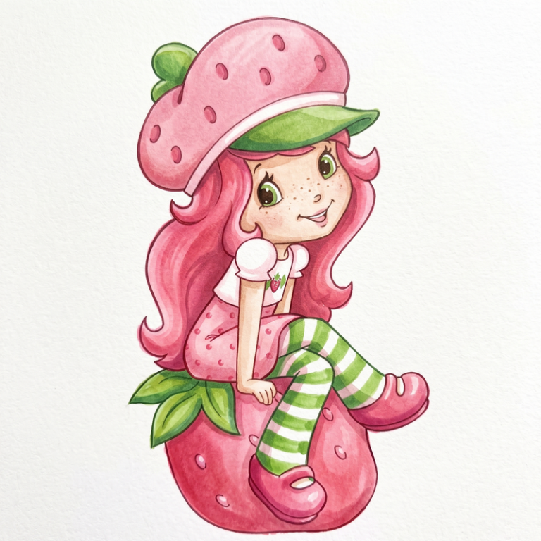 31 Coloriages Charlotte aux Fraises à Imprimer