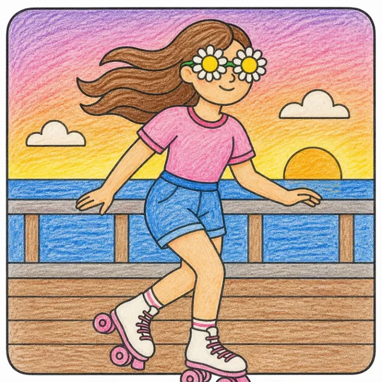 62 Summer Coloring Pages: Sun-Drenched Aesthetic Designs