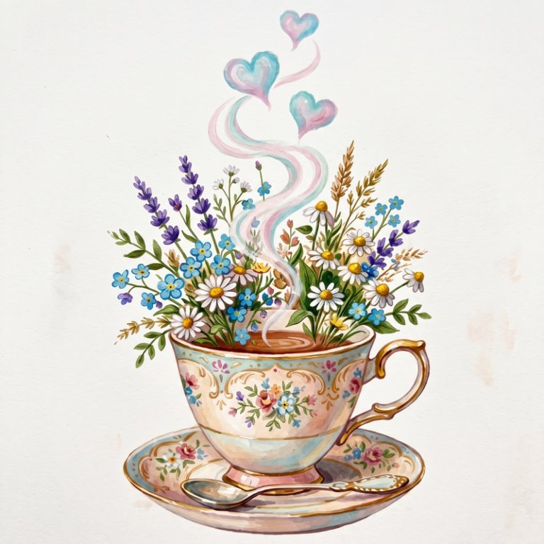 30 Tea Coloring Pages: Cozy & Relaxing Sheets