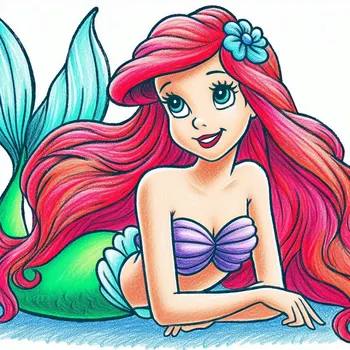 25 Free The Little Mermaid Coloring Pages