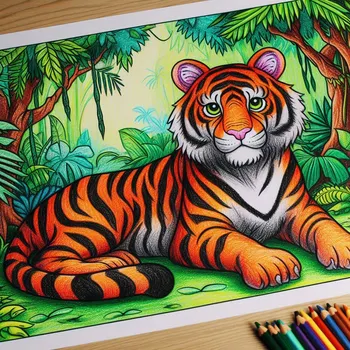 27 Free Tiger Coloring Pages