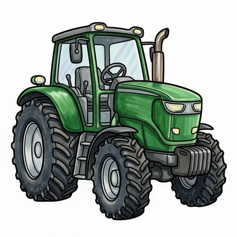 38 Tractor Coloring Pages: Rugged Farm Life Adventures