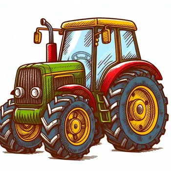 20 Free Tractor Coloring Pages