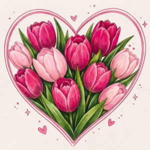 35 Tulip Coloring Pages: Printable Floral Fun