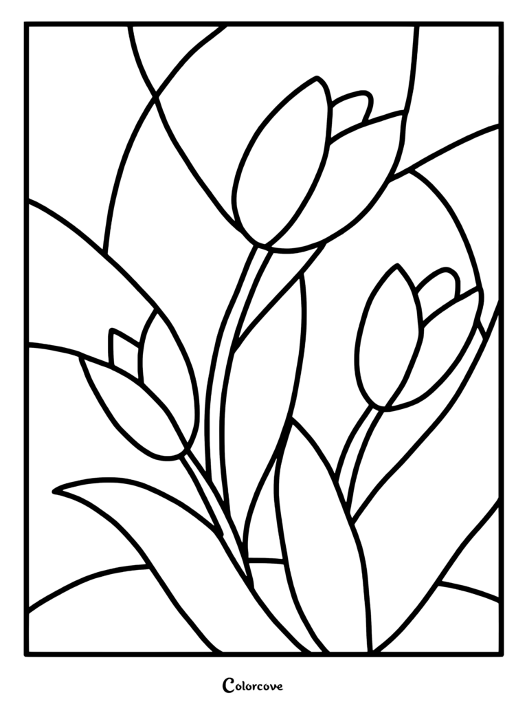 22 Free Tulip Coloring Pages - ColorCove