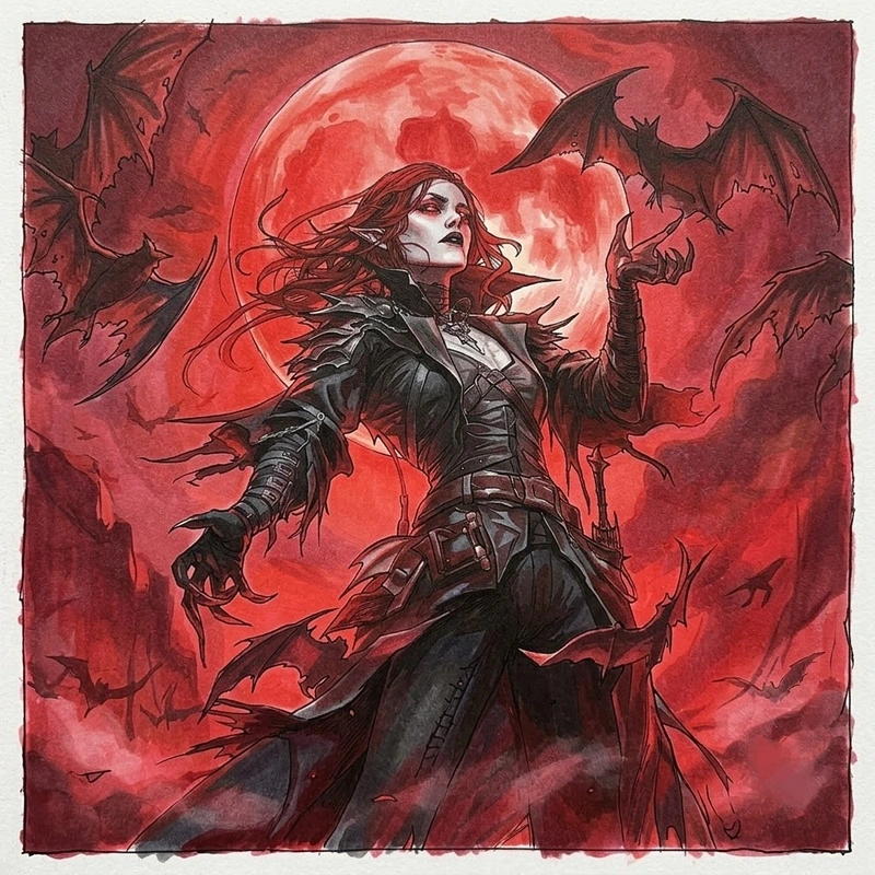 46 Vampire Coloring Pages: Gothic Elegance & Spooky Fun