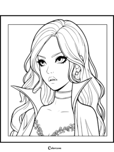 35 Free Vampire Coloring Pages