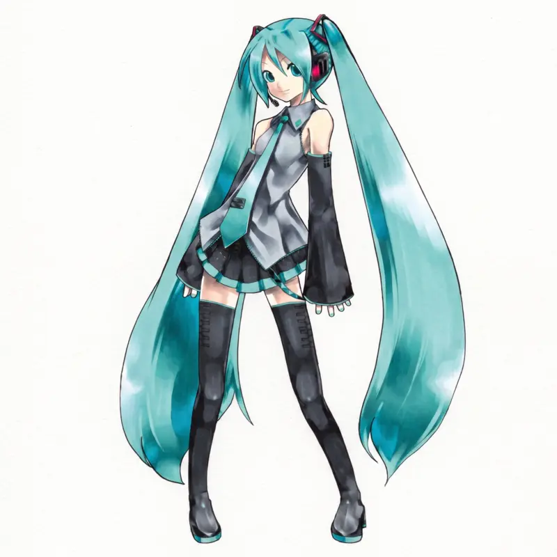 30 Vocaloid Coloring Pages: Iconic Anime Stars to Print