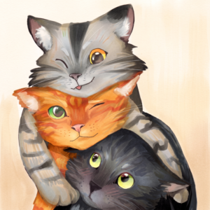 Dibujos de Los Gatos Guerreros para Colorear