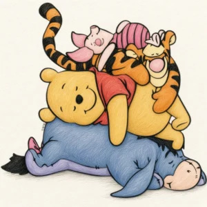 29 Coloriages Winnie L'Ourson à Imprimer Gratuitement