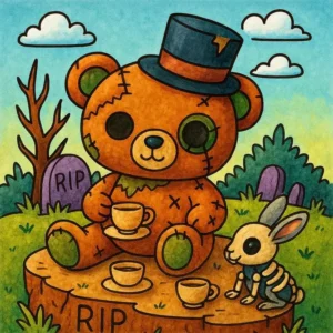 47 Zombie Teddy Bear Coloring Pages for Spooky Creative Fun