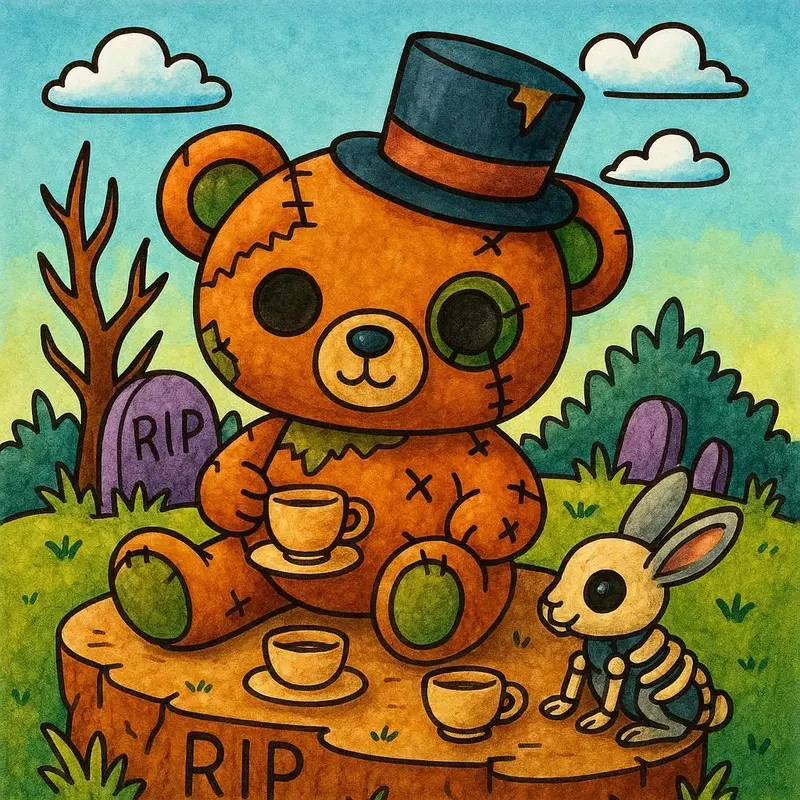 47 Zombie Teddy Bear Coloring Pages for Spooky Creative Fun