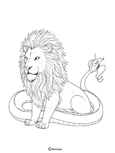 18 Free Chimera Coloring Pages