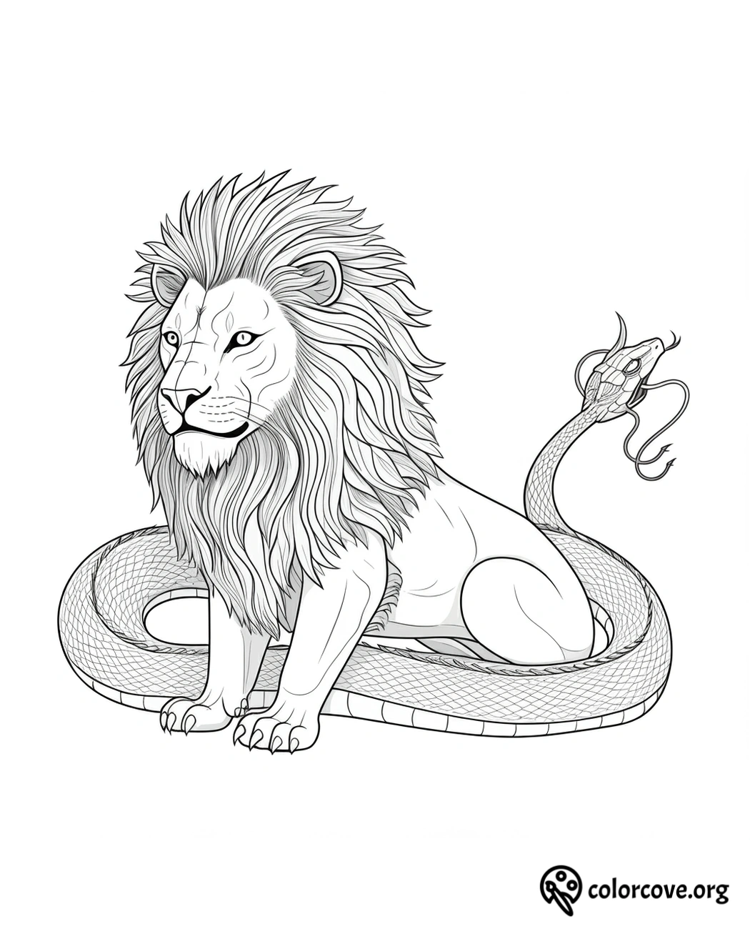 18 Free Chimera Coloring Pages