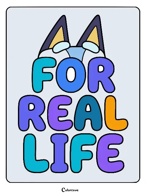 Bluey Coloring Pages Free Printable 19