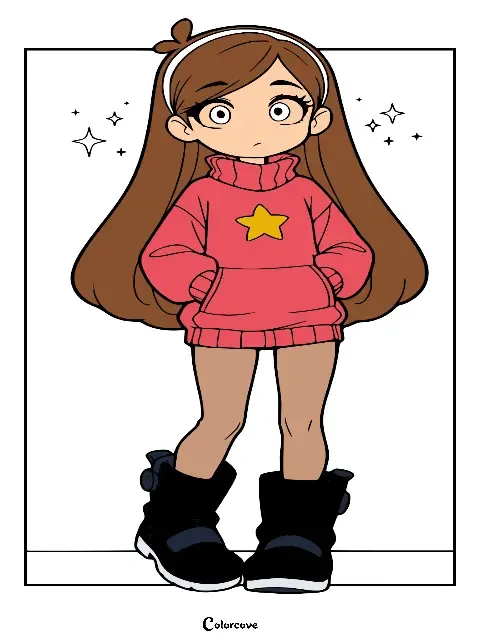 Gravity Falls Coloring Pages Free Printable 3